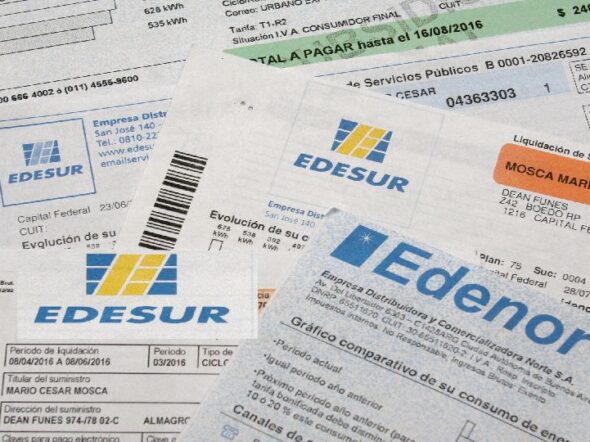 Facturas de luz y gas, electricas11-08-2016Foto Mario Mosca / propias.